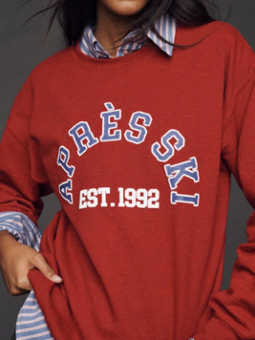 By Anthropologie Après Ski Fleece Sweatshirt